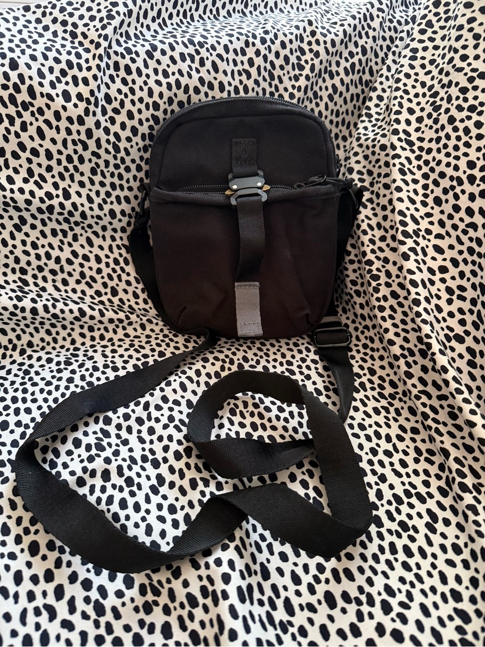 Urban Outfitters Black Compact Crossbody Messenger Bag